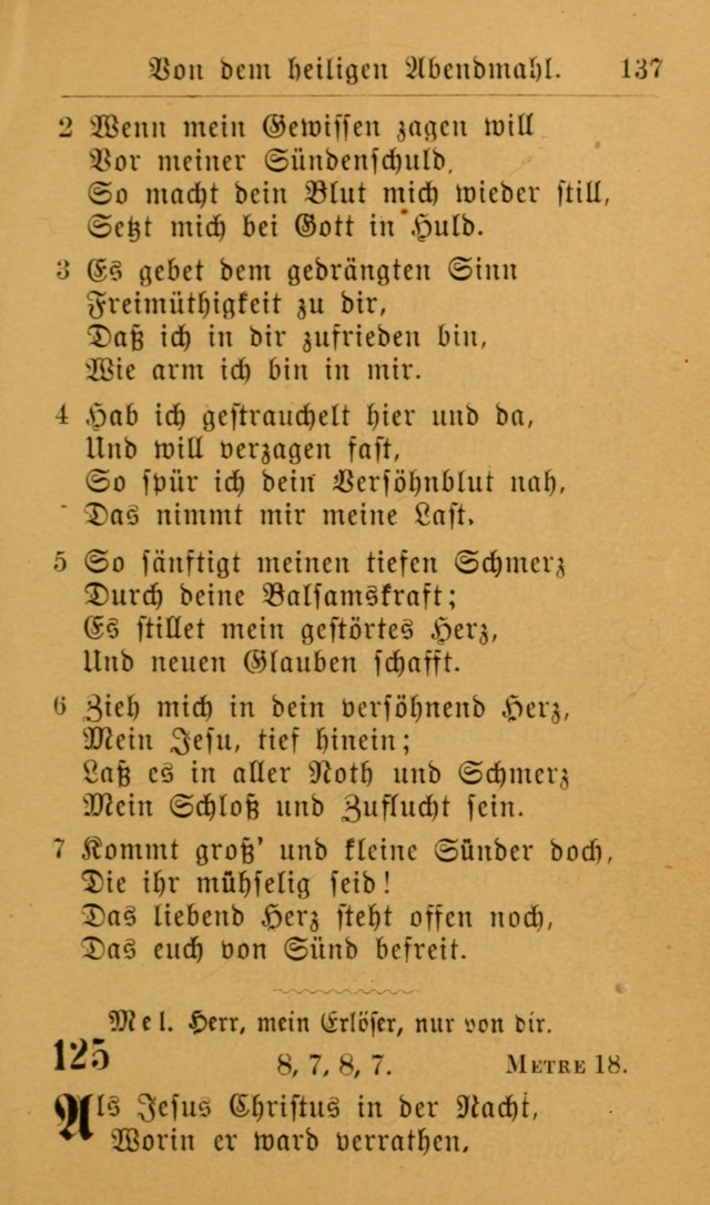 Die allgemeine Lieder-Sammlung zum privat und öffentlichen Gottes-Dienst: mit fleiß zusammengetragen (2nd Aufl.) page 137