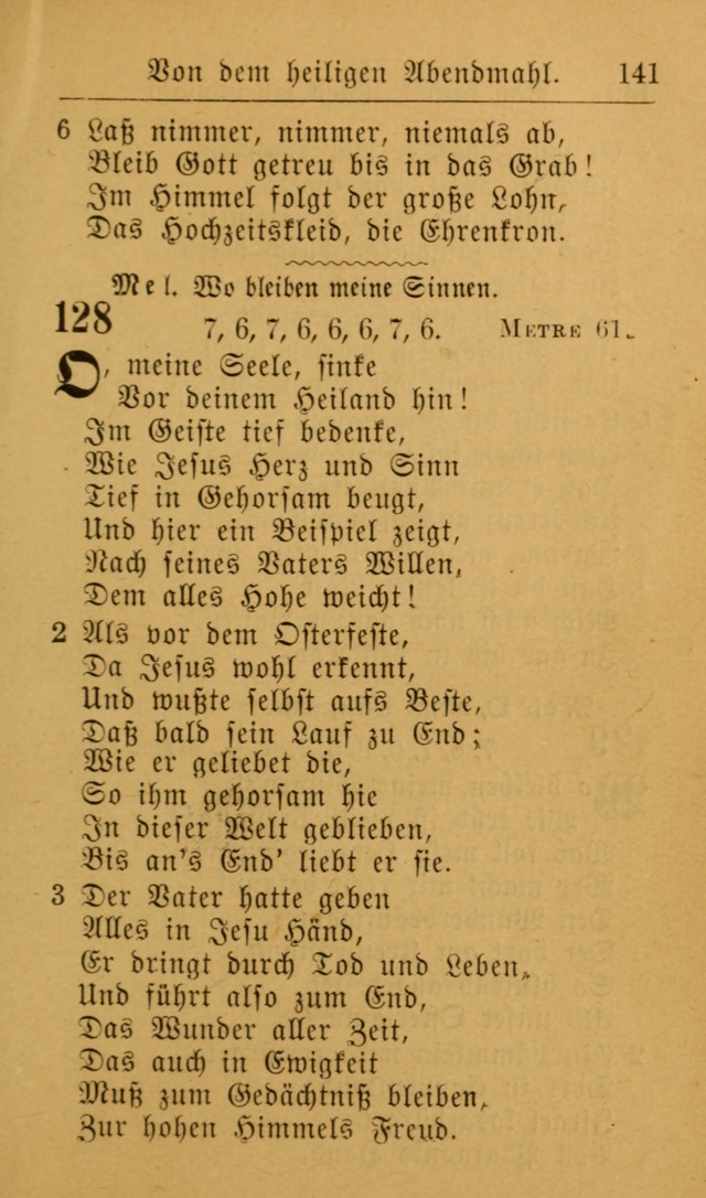 Die allgemeine Lieder-Sammlung zum privat und öffentlichen Gottes-Dienst: mit fleiß zusammengetragen (2nd Aufl.) page 141