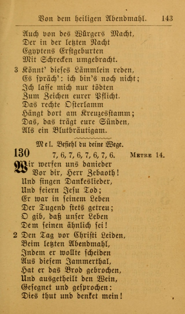 Die allgemeine Lieder-Sammlung zum privat und öffentlichen Gottes-Dienst: mit fleiß zusammengetragen (2nd Aufl.) page 143