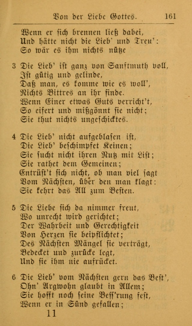 Die allgemeine Lieder-Sammlung zum privat und öffentlichen Gottes-Dienst: mit fleiß zusammengetragen (2nd Aufl.) page 161