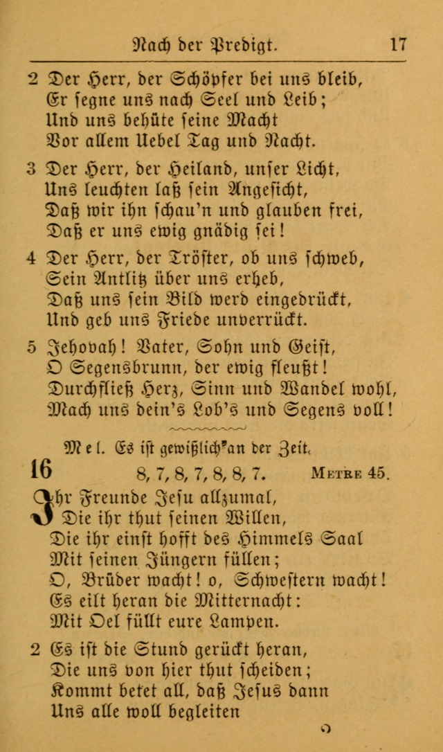 Die allgemeine Lieder-Sammlung zum privat und öffentlichen Gottes-Dienst: mit fleiß zusammengetragen (2nd Aufl.) page 17