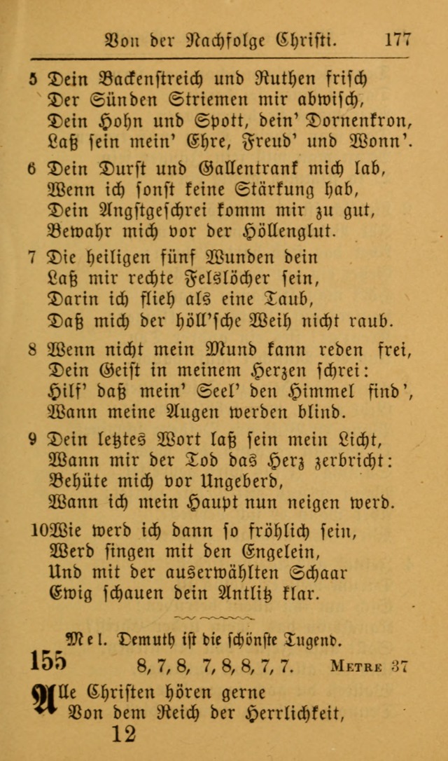 Die allgemeine Lieder-Sammlung zum privat und öffentlichen Gottes-Dienst: mit fleiß zusammengetragen (2nd Aufl.) page 177