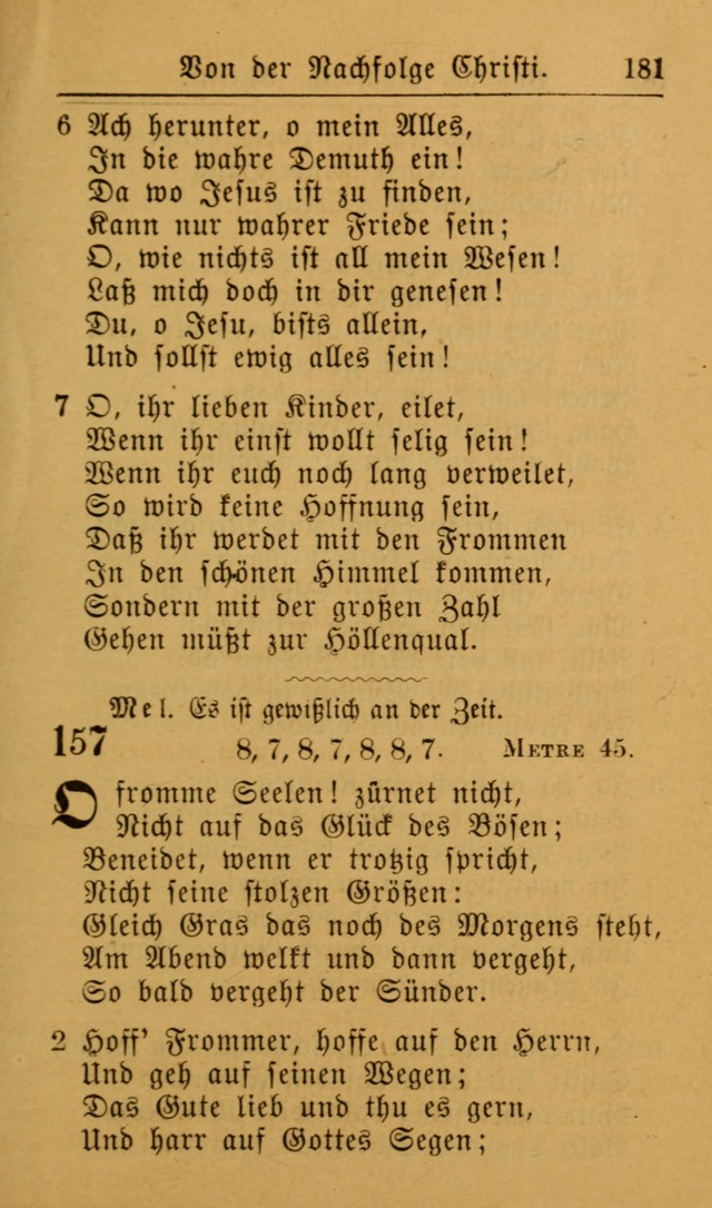 Die allgemeine Lieder-Sammlung zum privat und öffentlichen Gottes-Dienst: mit fleiß zusammengetragen (2nd Aufl.) page 181