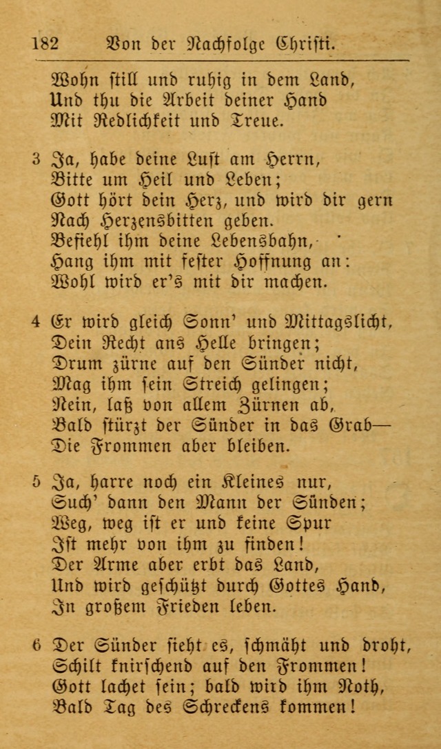 Die allgemeine Lieder-Sammlung zum privat und öffentlichen Gottes-Dienst: mit fleiß zusammengetragen (2nd Aufl.) page 182