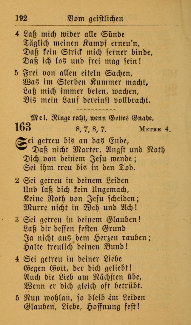 Die allgemeine Lieder-Sammlung zum privat und öffentlichen Gottes-Dienst: mit fleiß zusammengetragen (2nd Aufl.) page 192