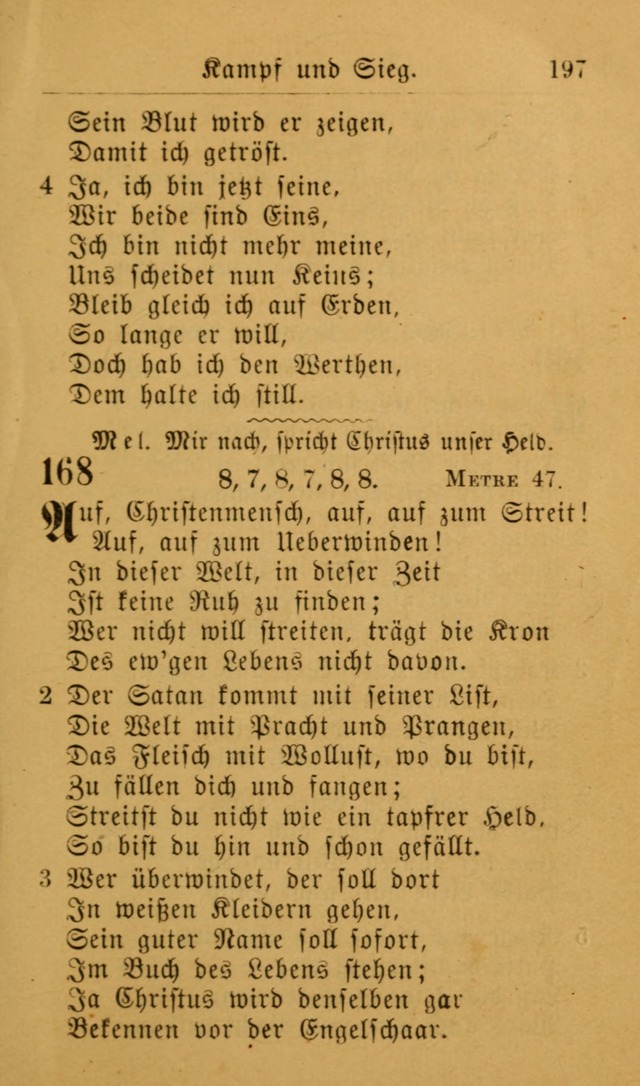 Die allgemeine Lieder-Sammlung zum privat und öffentlichen Gottes-Dienst: mit fleiß zusammengetragen (2nd Aufl.) page 197