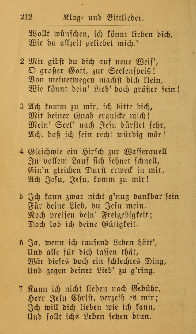 Die allgemeine Lieder-Sammlung zum privat und öffentlichen Gottes-Dienst: mit fleiß zusammengetragen (2nd Aufl.) page 212