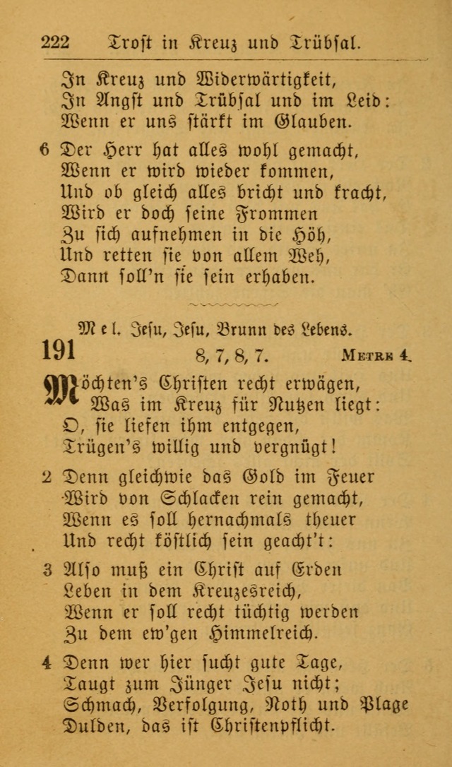 Die allgemeine Lieder-Sammlung zum privat und öffentlichen Gottes-Dienst: mit fleiß zusammengetragen (2nd Aufl.) page 222