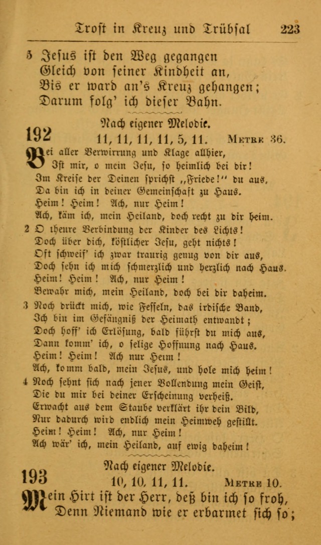 Die allgemeine Lieder-Sammlung zum privat und öffentlichen Gottes-Dienst: mit fleiß zusammengetragen (2nd Aufl.) page 223