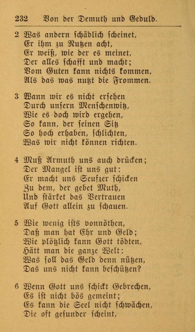 Die allgemeine Lieder-Sammlung zum privat und öffentlichen Gottes-Dienst: mit fleiß zusammengetragen (2nd Aufl.) page 232