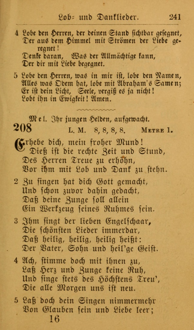 Die allgemeine Lieder-Sammlung zum privat und öffentlichen Gottes-Dienst: mit fleiß zusammengetragen (2nd Aufl.) page 241