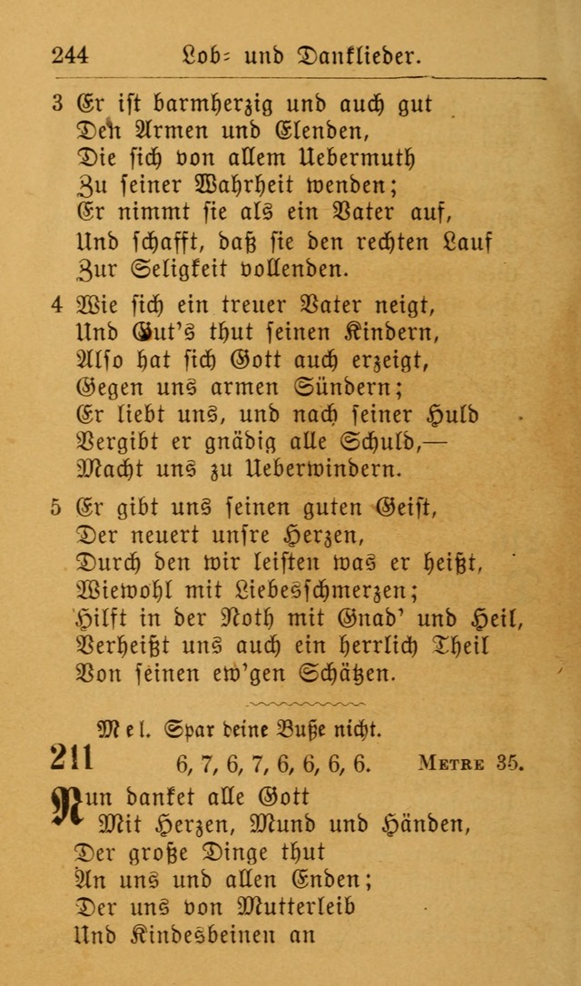 Die allgemeine Lieder-Sammlung zum privat und öffentlichen Gottes-Dienst: mit fleiß zusammengetragen (2nd Aufl.) page 244