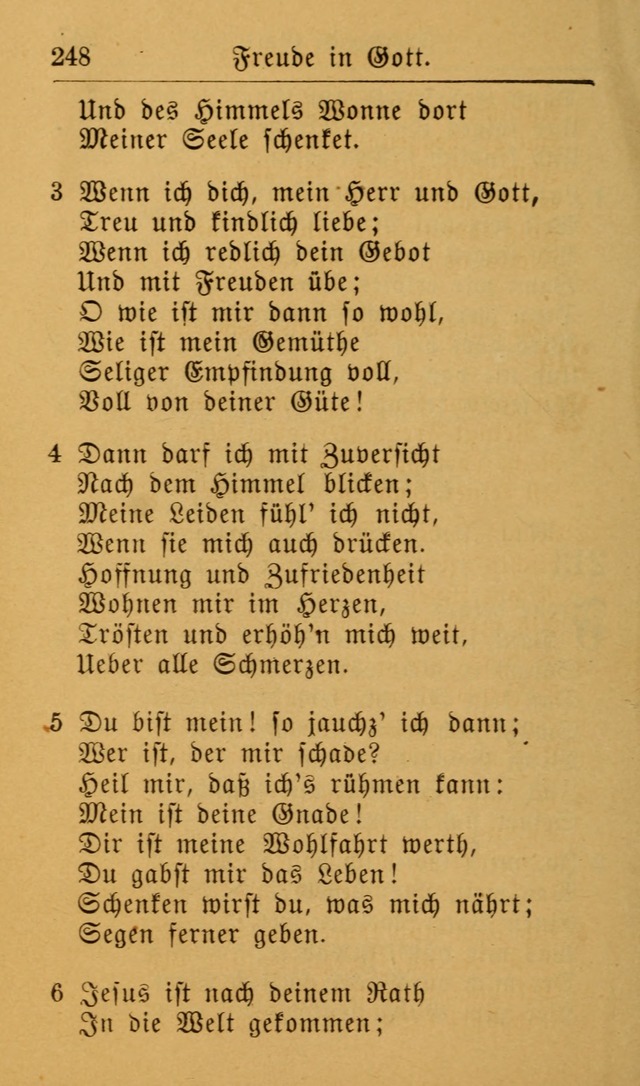 Die allgemeine Lieder-Sammlung zum privat und öffentlichen Gottes-Dienst: mit fleiß zusammengetragen (2nd Aufl.) page 248