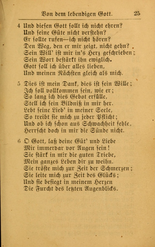 Die allgemeine Lieder-Sammlung zum privat und öffentlichen Gottes-Dienst: mit fleiß zusammengetragen (2nd Aufl.) page 25