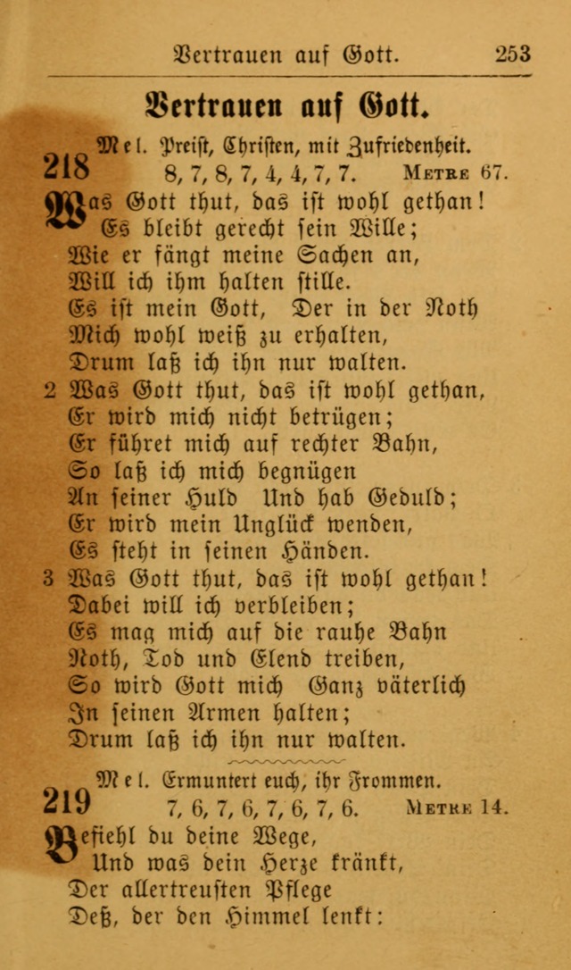 Die allgemeine Lieder-Sammlung zum privat und öffentlichen Gottes-Dienst: mit fleiß zusammengetragen (2nd Aufl.) page 253