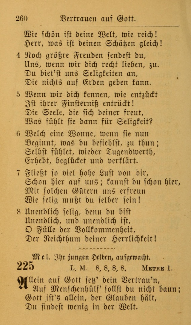 Die allgemeine Lieder-Sammlung zum privat und öffentlichen Gottes-Dienst: mit fleiß zusammengetragen (2nd Aufl.) page 260