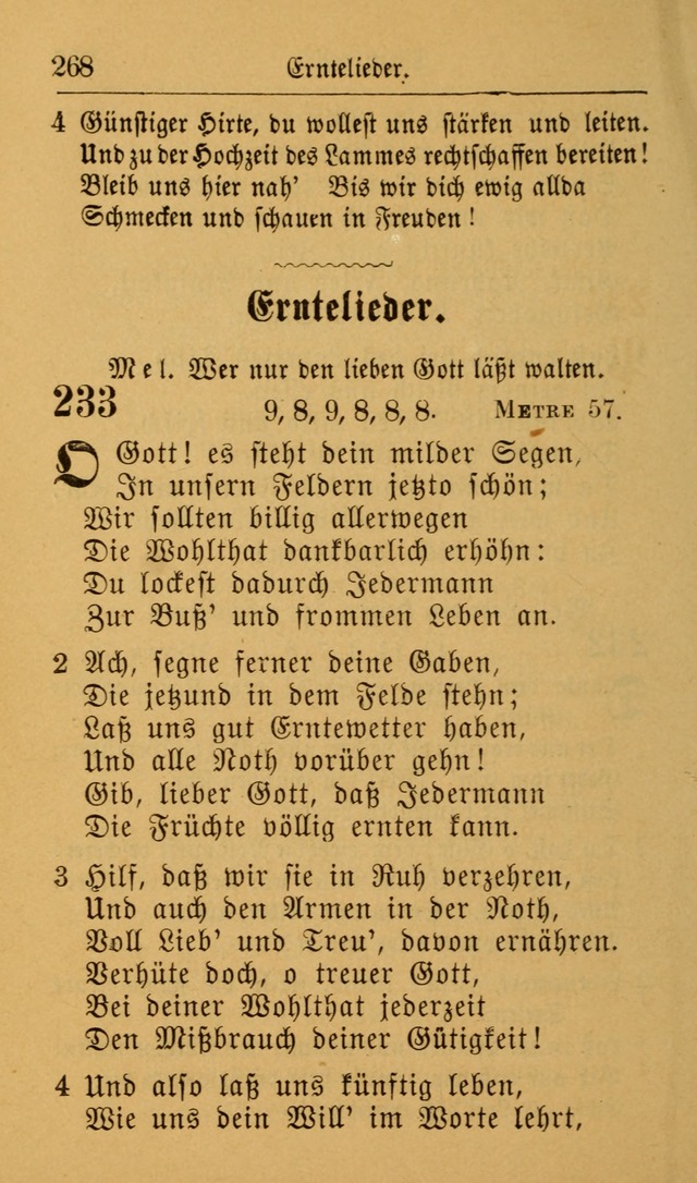 Die allgemeine Lieder-Sammlung zum privat und öffentlichen Gottes-Dienst: mit fleiß zusammengetragen (2nd Aufl.) page 268