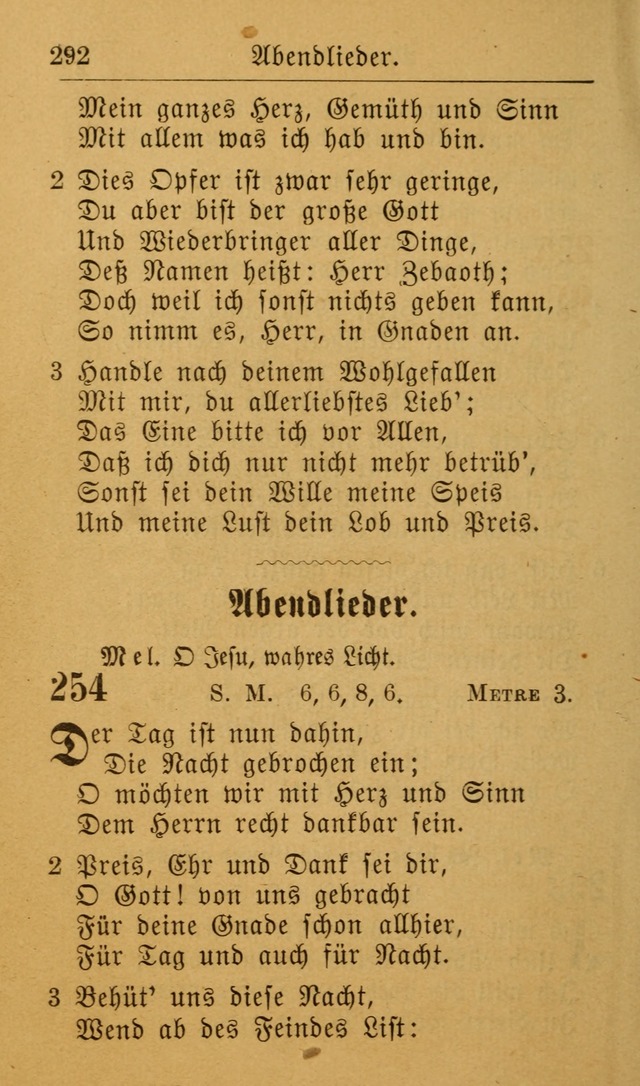 Die allgemeine Lieder-Sammlung zum privat und öffentlichen Gottes-Dienst: mit fleiß zusammengetragen (2nd Aufl.) page 292