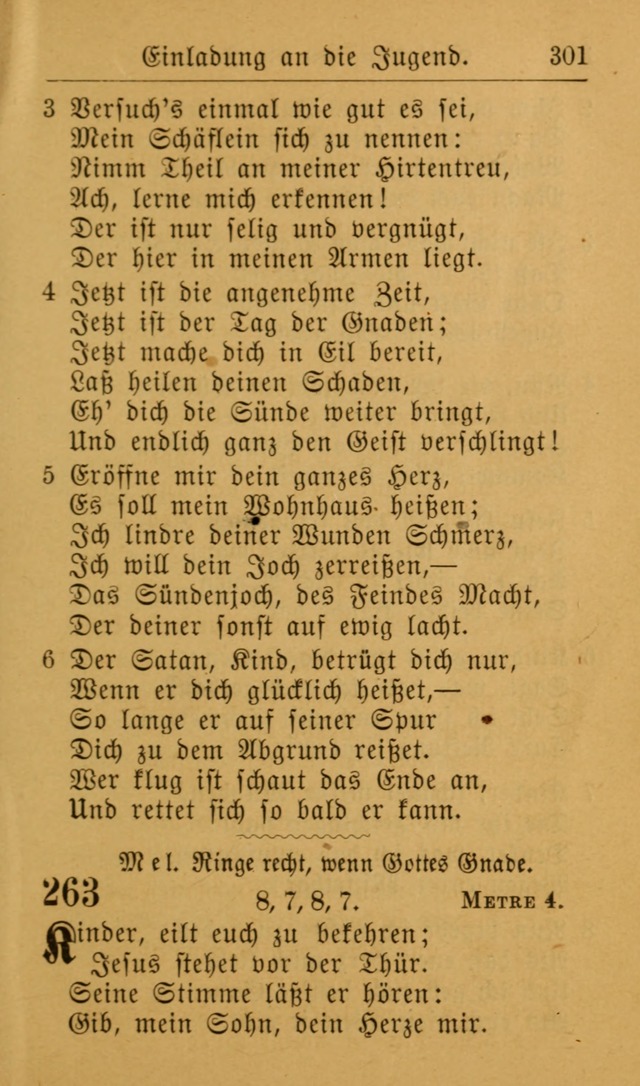 Die allgemeine Lieder-Sammlung zum privat und öffentlichen Gottes-Dienst: mit fleiß zusammengetragen (2nd Aufl.) page 301