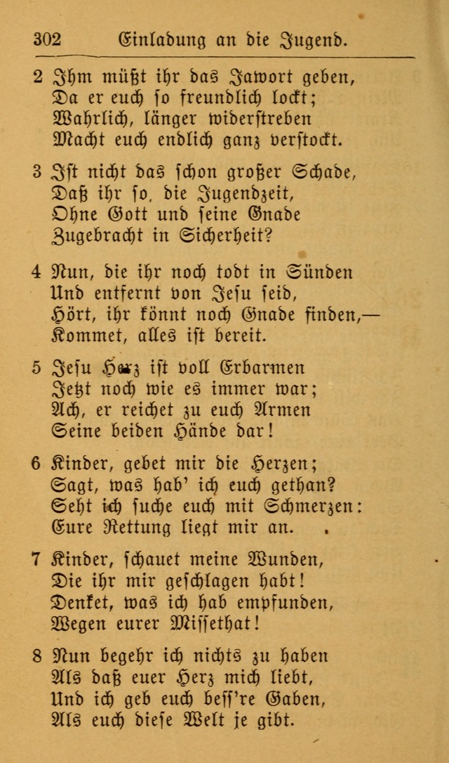 Die allgemeine Lieder-Sammlung zum privat und öffentlichen Gottes-Dienst: mit fleiß zusammengetragen (2nd Aufl.) page 302