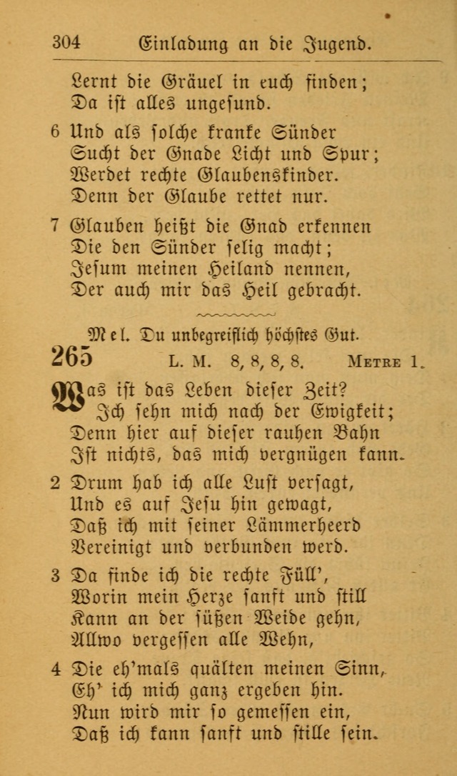 Die allgemeine Lieder-Sammlung zum privat und öffentlichen Gottes-Dienst: mit fleiß zusammengetragen (2nd Aufl.) page 304