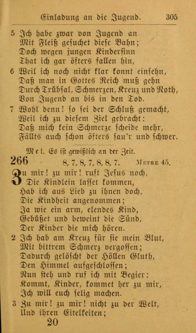 Die allgemeine Lieder-Sammlung zum privat und öffentlichen Gottes-Dienst: mit fleiß zusammengetragen (2nd Aufl.) page 305