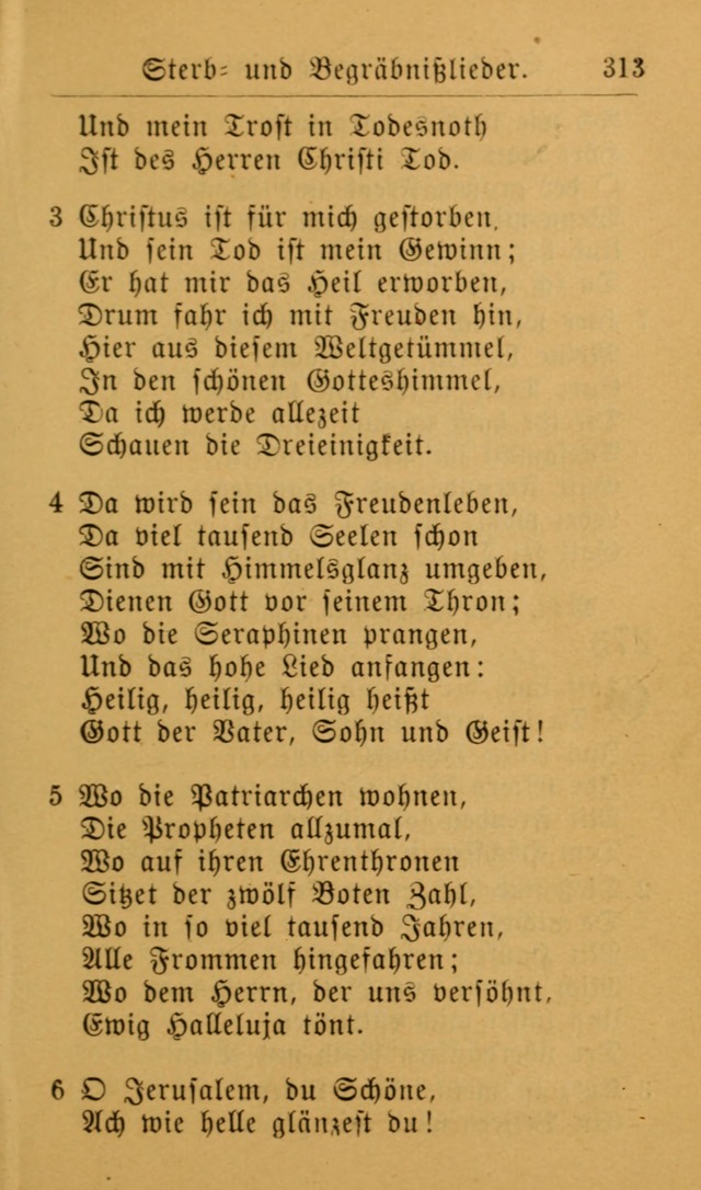 Die allgemeine Lieder-Sammlung zum privat und öffentlichen Gottes-Dienst: mit fleiß zusammengetragen (2nd Aufl.) page 313