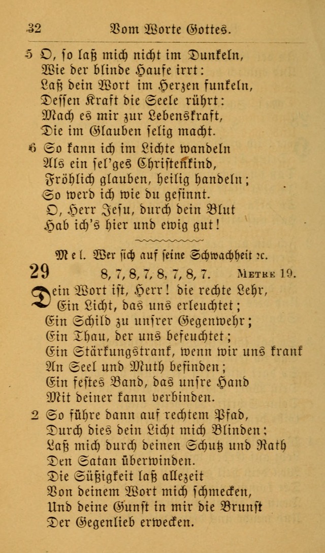 Die allgemeine Lieder-Sammlung zum privat und öffentlichen Gottes-Dienst: mit fleiß zusammengetragen (2nd Aufl.) page 32