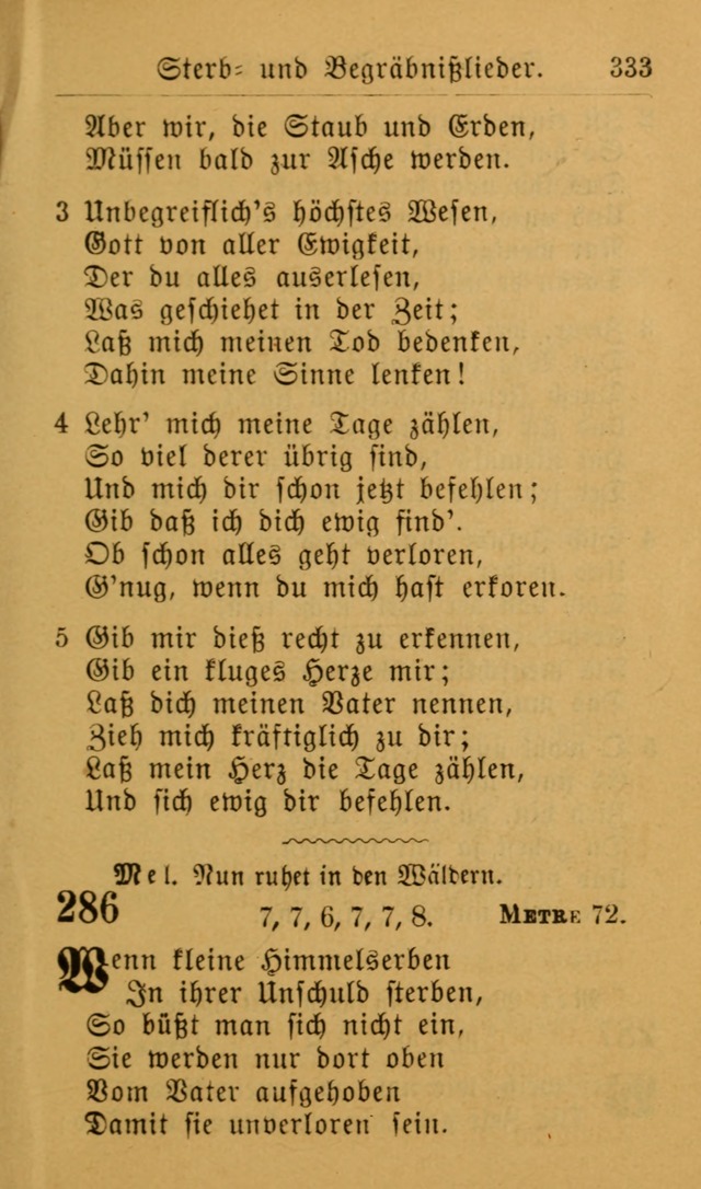 Die allgemeine Lieder-Sammlung zum privat und öffentlichen Gottes-Dienst: mit fleiß zusammengetragen (2nd Aufl.) page 333