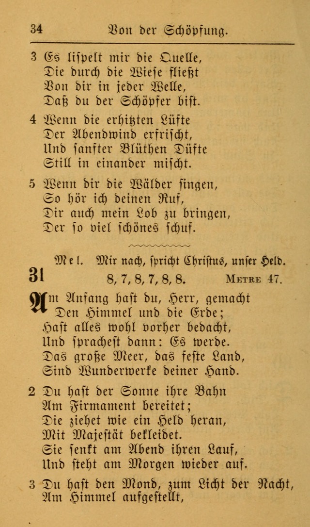 Die allgemeine Lieder-Sammlung zum privat und öffentlichen Gottes-Dienst: mit fleiß zusammengetragen (2nd Aufl.) page 34