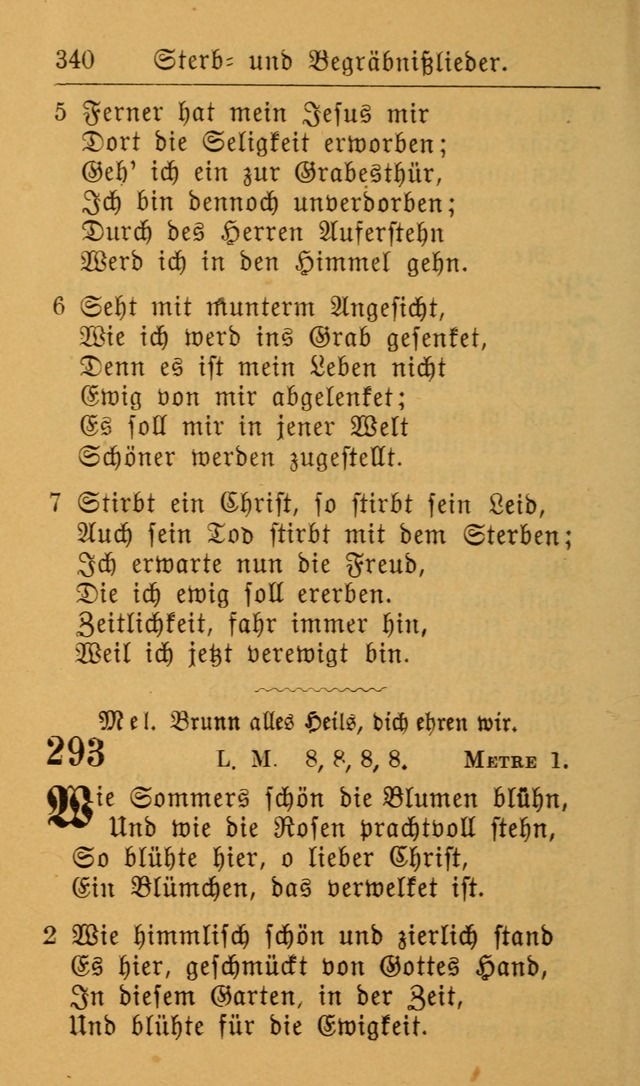 Die allgemeine Lieder-Sammlung zum privat und öffentlichen Gottes-Dienst: mit fleiß zusammengetragen (2nd Aufl.) page 340