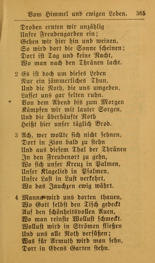 Die allgemeine Lieder-Sammlung zum privat und öffentlichen Gottes-Dienst: mit fleiß zusammengetragen (2nd Aufl.) page 365