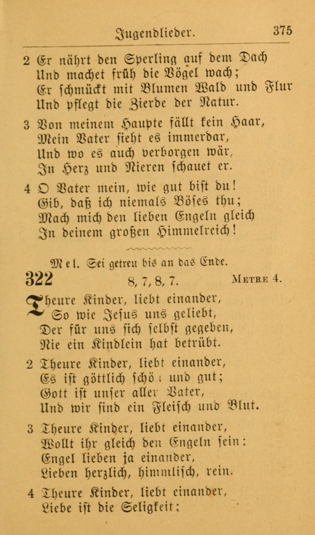 Die allgemeine Lieder-Sammlung zum privat und öffentlichen Gottes-Dienst: mit fleiß zusammengetragen (2nd Aufl.) page 375