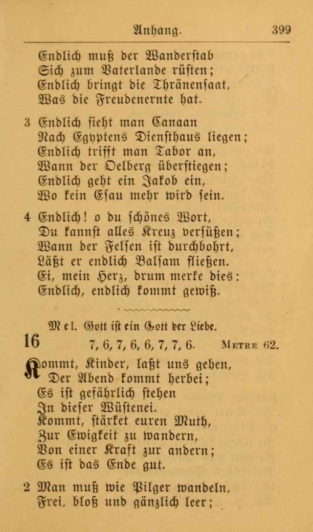 Die allgemeine Lieder-Sammlung zum privat und öffentlichen Gottes-Dienst: mit fleiß zusammengetragen (2nd Aufl.) page 399