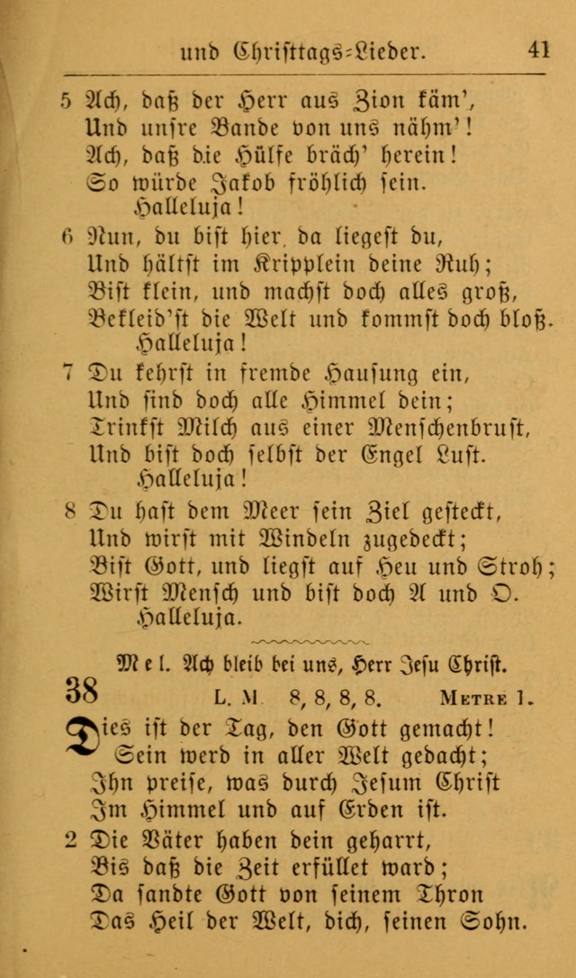 Die allgemeine Lieder-Sammlung zum privat und öffentlichen Gottes-Dienst: mit fleiß zusammengetragen (2nd Aufl.) page 41