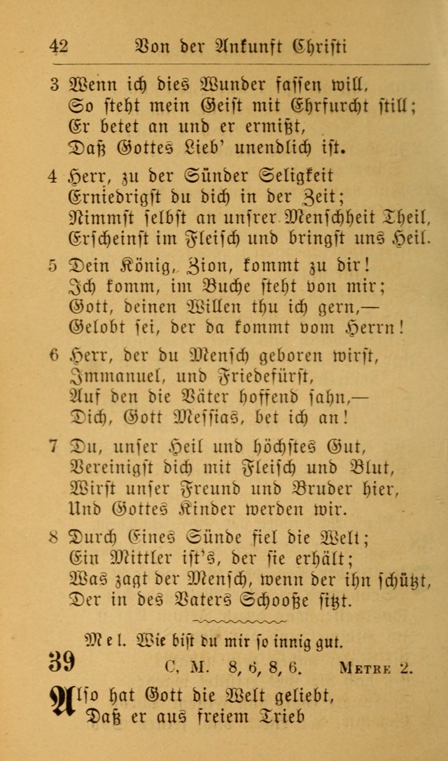 Die allgemeine Lieder-Sammlung zum privat und öffentlichen Gottes-Dienst: mit fleiß zusammengetragen (2nd Aufl.) page 42