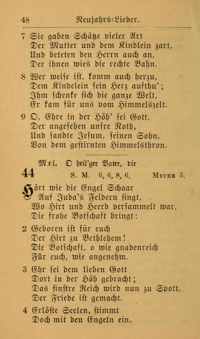 Die allgemeine Lieder-Sammlung zum privat und öffentlichen Gottes-Dienst: mit fleiß zusammengetragen (2nd Aufl.) page 48