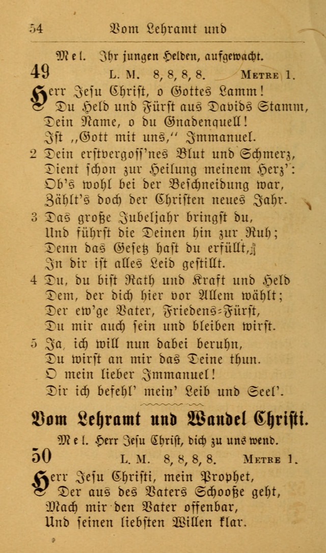 Die allgemeine Lieder-Sammlung zum privat und öffentlichen Gottes-Dienst: mit fleiß zusammengetragen (2nd Aufl.) page 54