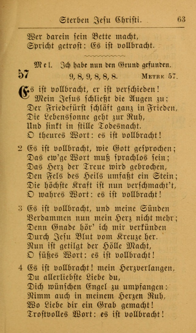 Die allgemeine Lieder-Sammlung zum privat und öffentlichen Gottes-Dienst: mit fleiß zusammengetragen (2nd Aufl.) page 63