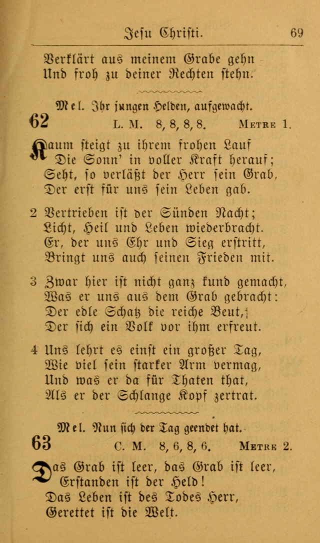 Die allgemeine Lieder-Sammlung zum privat und öffentlichen Gottes-Dienst: mit fleiß zusammengetragen (2nd Aufl.) page 69