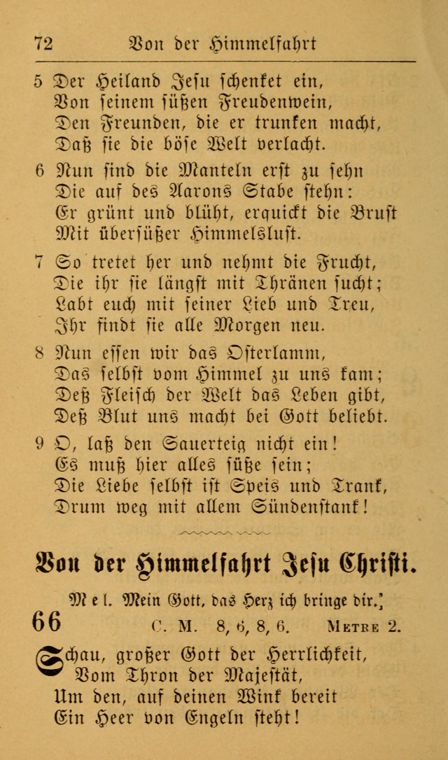 Die allgemeine Lieder-Sammlung zum privat und öffentlichen Gottes-Dienst: mit fleiß zusammengetragen (2nd Aufl.) page 72