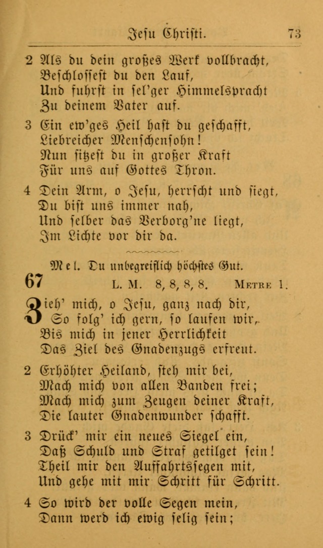 Die allgemeine Lieder-Sammlung zum privat und öffentlichen Gottes-Dienst: mit fleiß zusammengetragen (2nd Aufl.) page 73