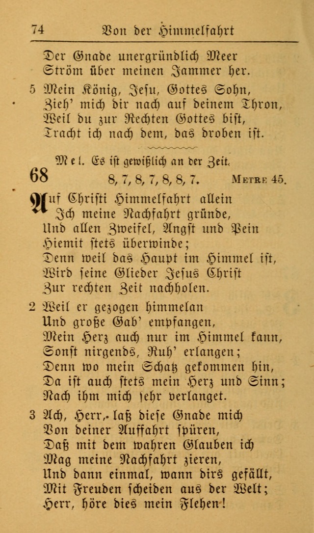 Die allgemeine Lieder-Sammlung zum privat und öffentlichen Gottes-Dienst: mit fleiß zusammengetragen (2nd Aufl.) page 74