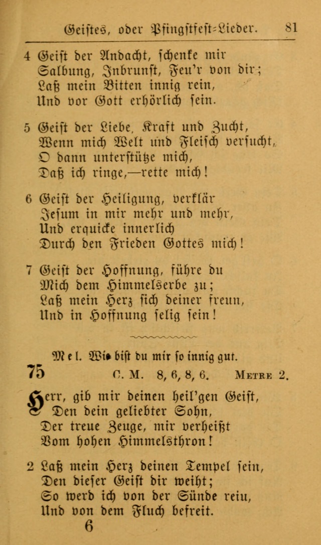 Die allgemeine Lieder-Sammlung zum privat und öffentlichen Gottes-Dienst: mit fleiß zusammengetragen (2nd Aufl.) page 81