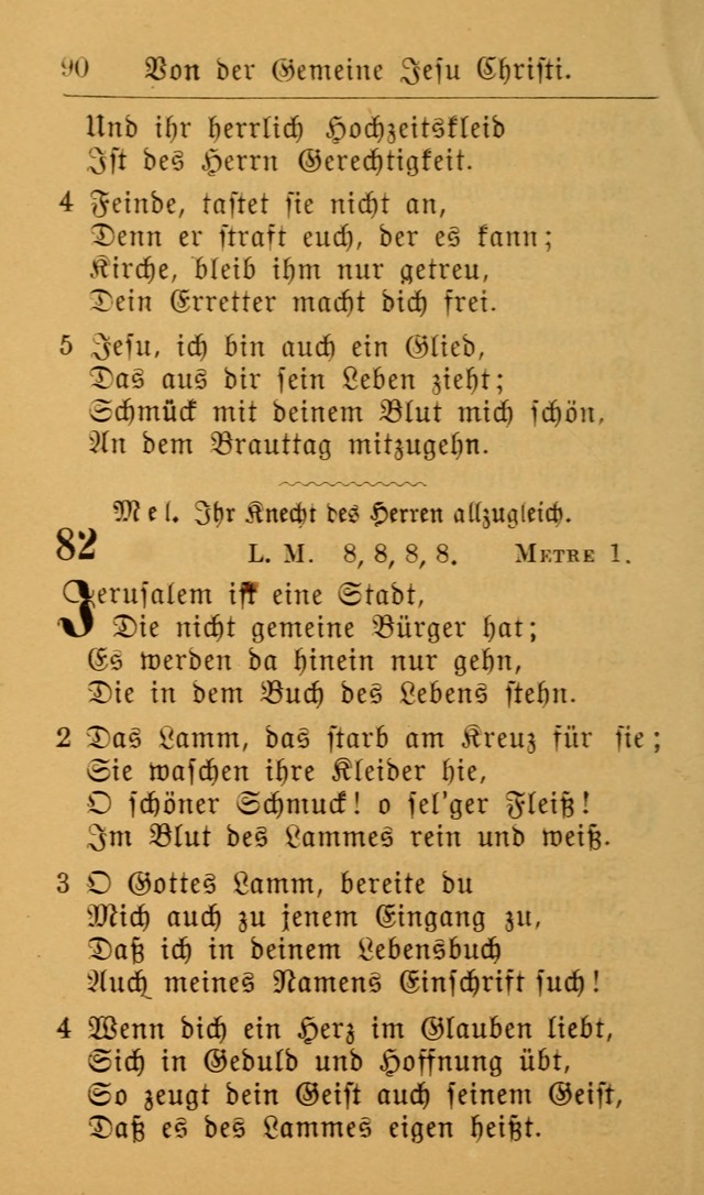 Die allgemeine Lieder-Sammlung zum privat und öffentlichen Gottes-Dienst: mit fleiß zusammengetragen (2nd Aufl.) page 90