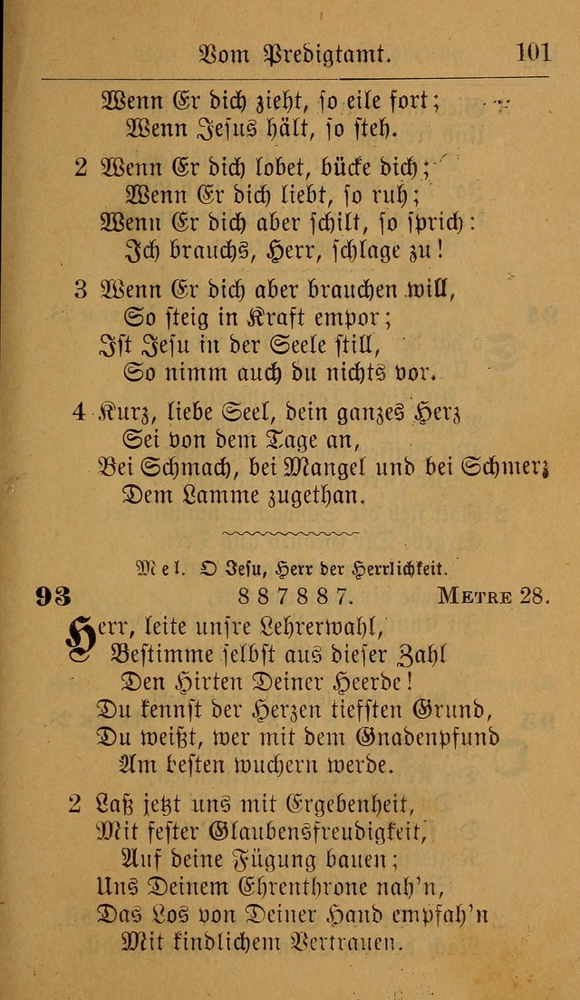 Allgemeine Lieder-Sammlung: zum Gebrauch für den privaten und öffentlichen Gottesdienst. (6th Aufl.) page 107