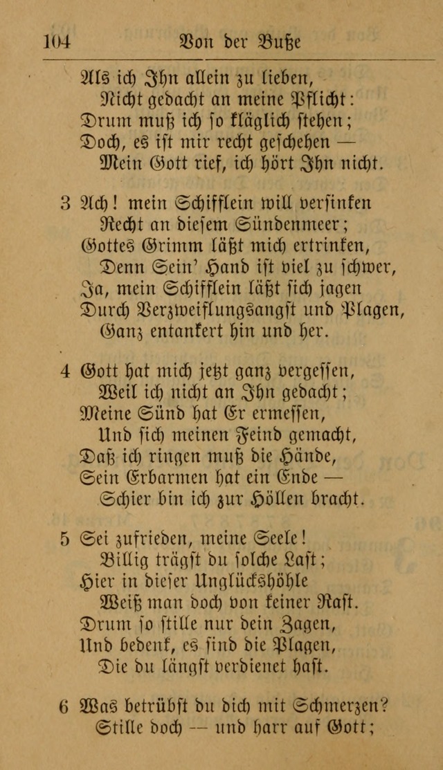 Allgemeine Lieder-Sammlung: zum Gebrauch für den privaten und öffentlichen Gottesdienst. (6th Aufl.) page 110