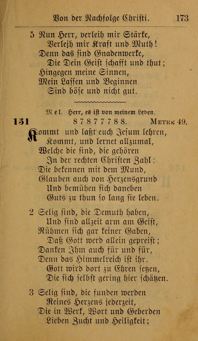 Allgemeine Lieder-Sammlung: zum Gebrauch für den privaten und öffentlichen Gottesdienst. (6th Aufl.) page 179