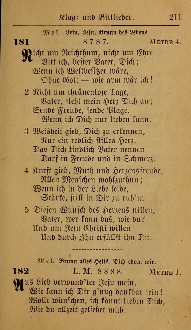 Allgemeine Lieder-Sammlung: zum Gebrauch für den privaten und öffentlichen Gottesdienst. (6th Aufl.) page 217