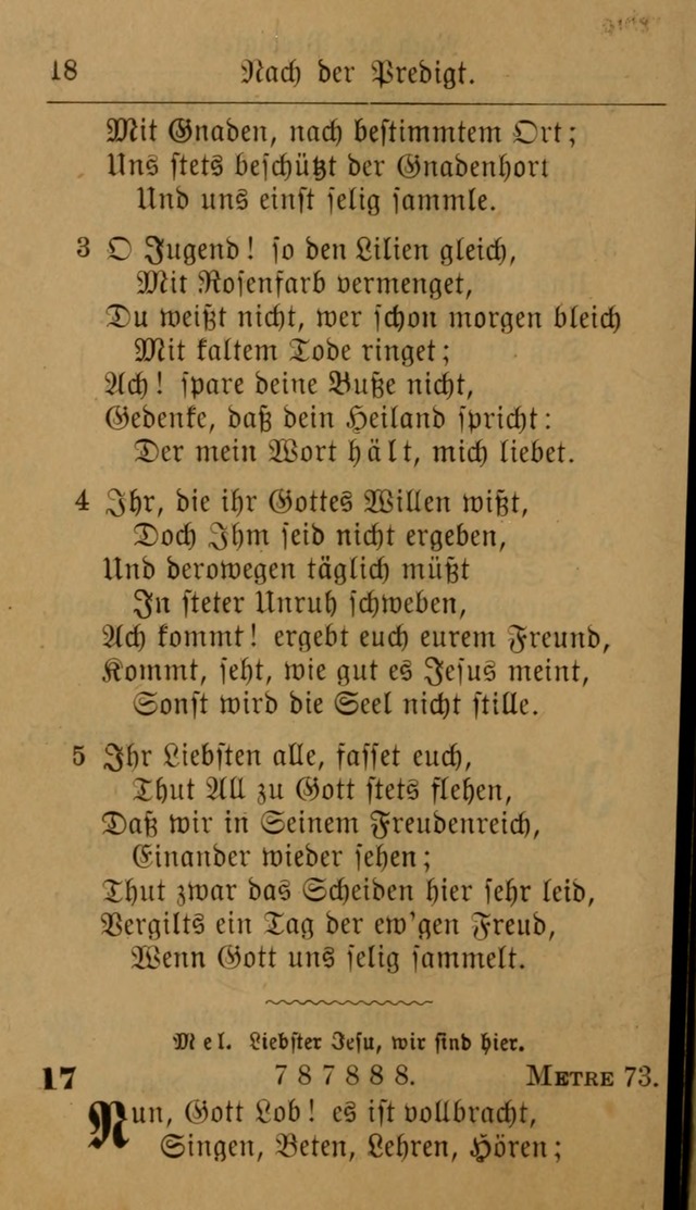 Allgemeine Lieder-Sammlung: zum Gebrauch für den privaten und öffentlichen Gottesdienst. (6th Aufl.) page 22